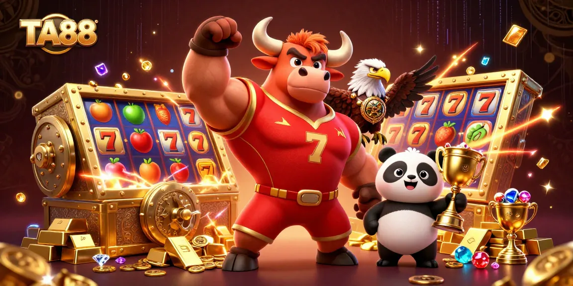 Experience thrilling wins with TA88 at the vibrant slots scene, featuring characters in action!