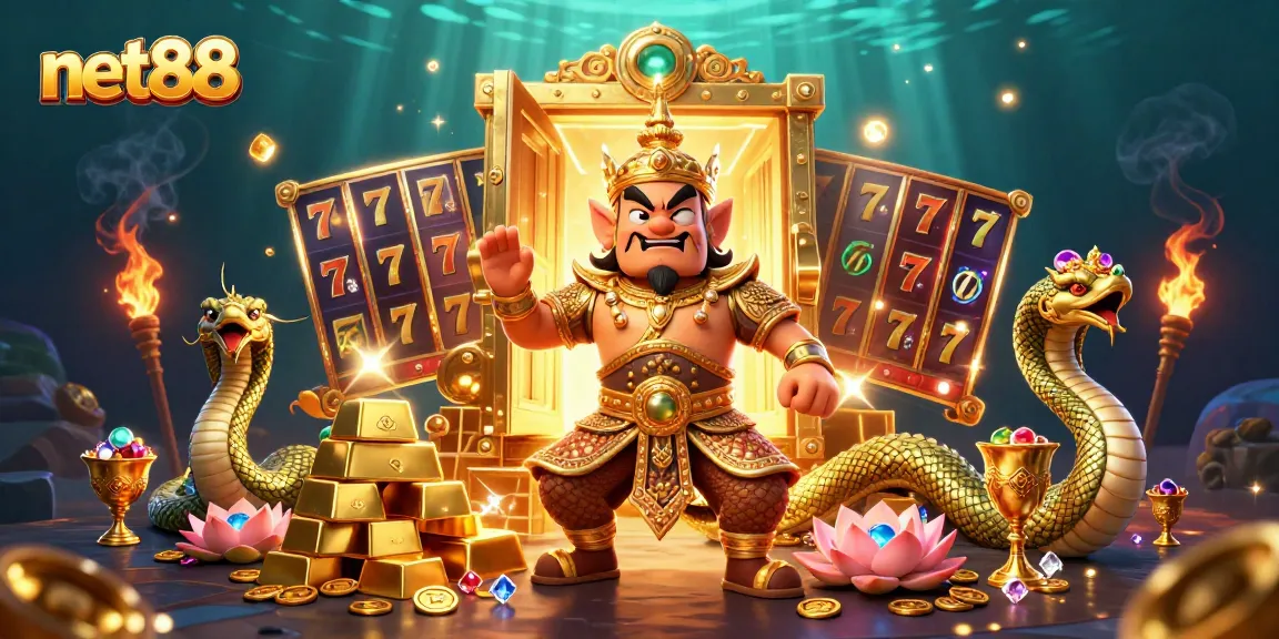 Play casino games with net88 where the yaksha guardian and gold treasures await!