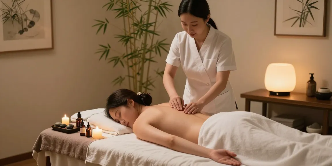Relaxation therapy at a 김포출장마사지 spa featuring calming ambiance and essential oils.